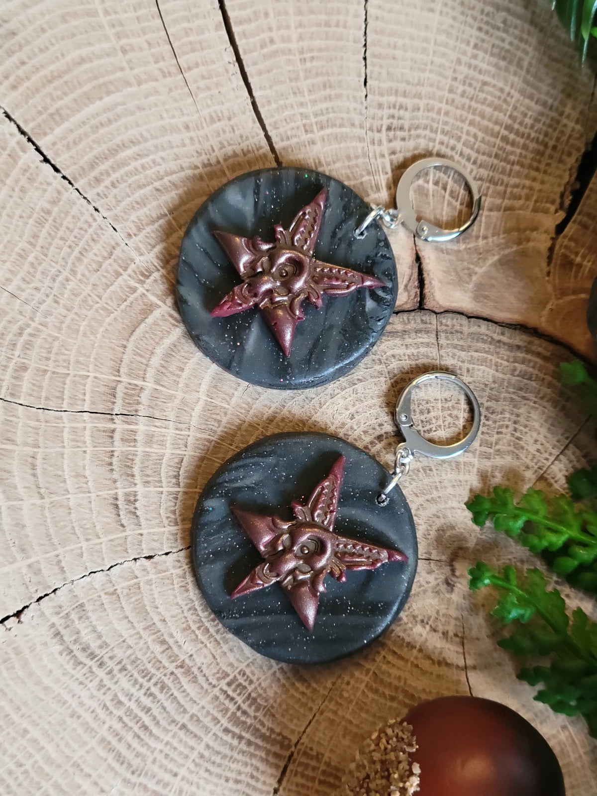 Baphomet Sigil Earrings