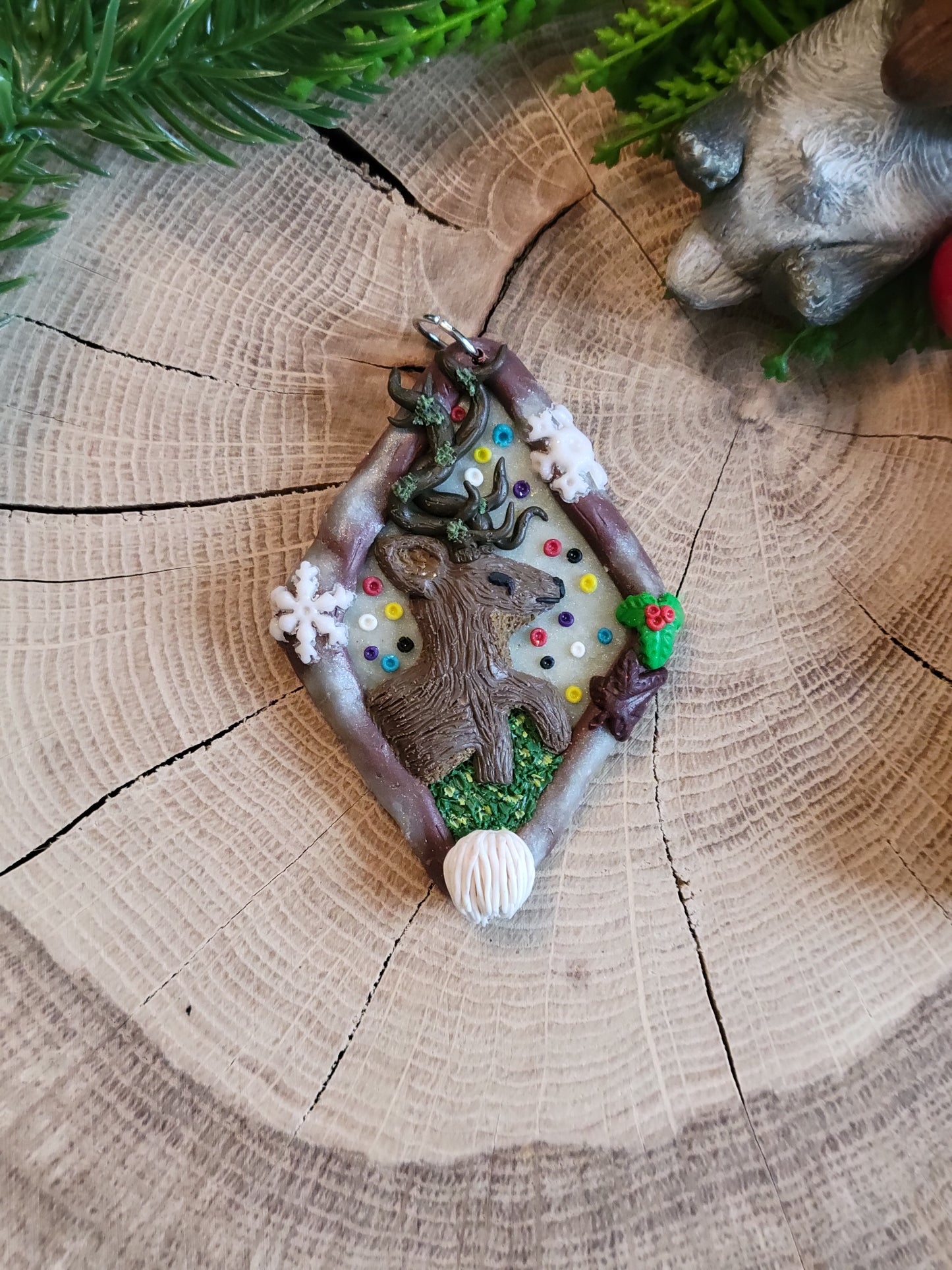 Seasonal Deer Necklaces