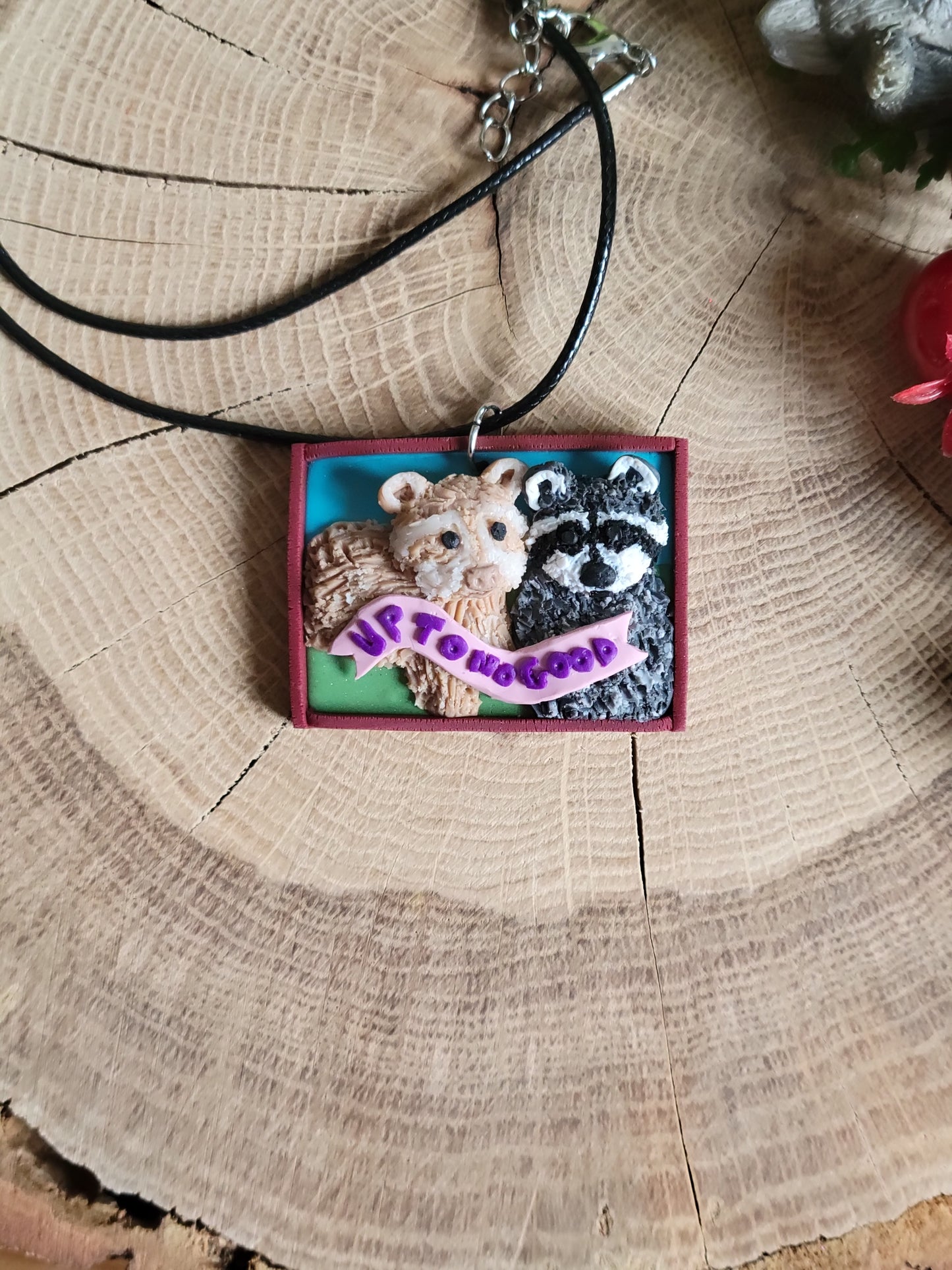 Raccoon Pals Necklace