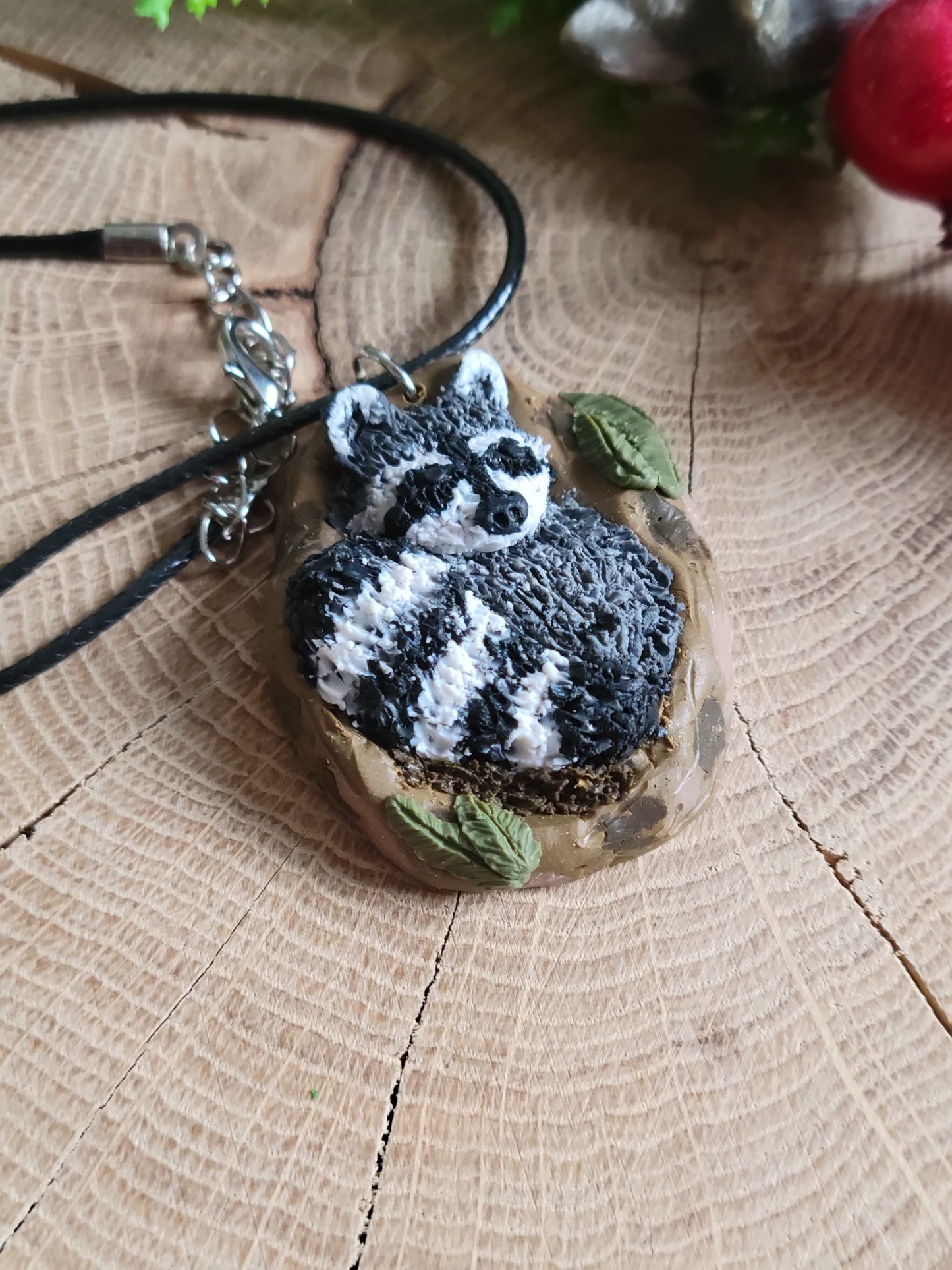 Chillin' Raccoon Necklace