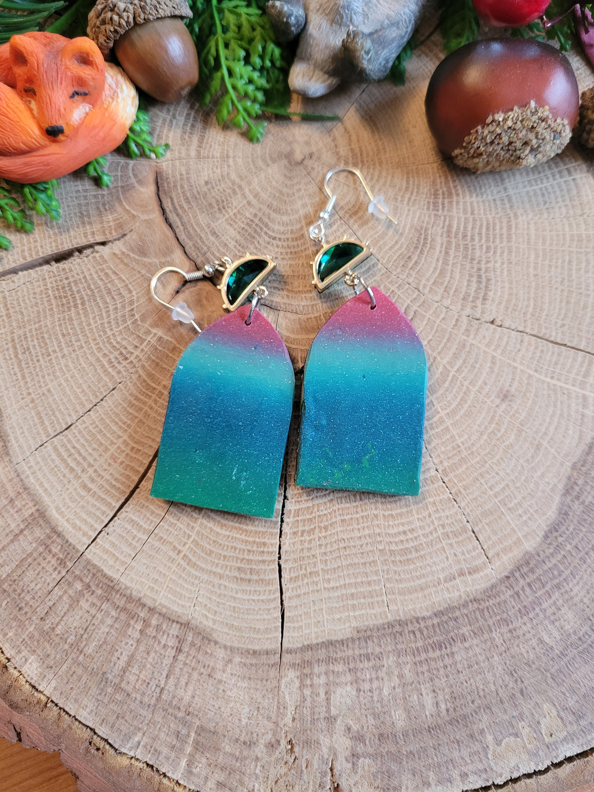 Dragon Window Earrings