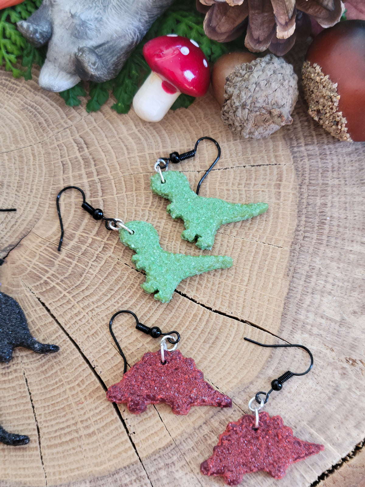 Sugar Dino Earrings