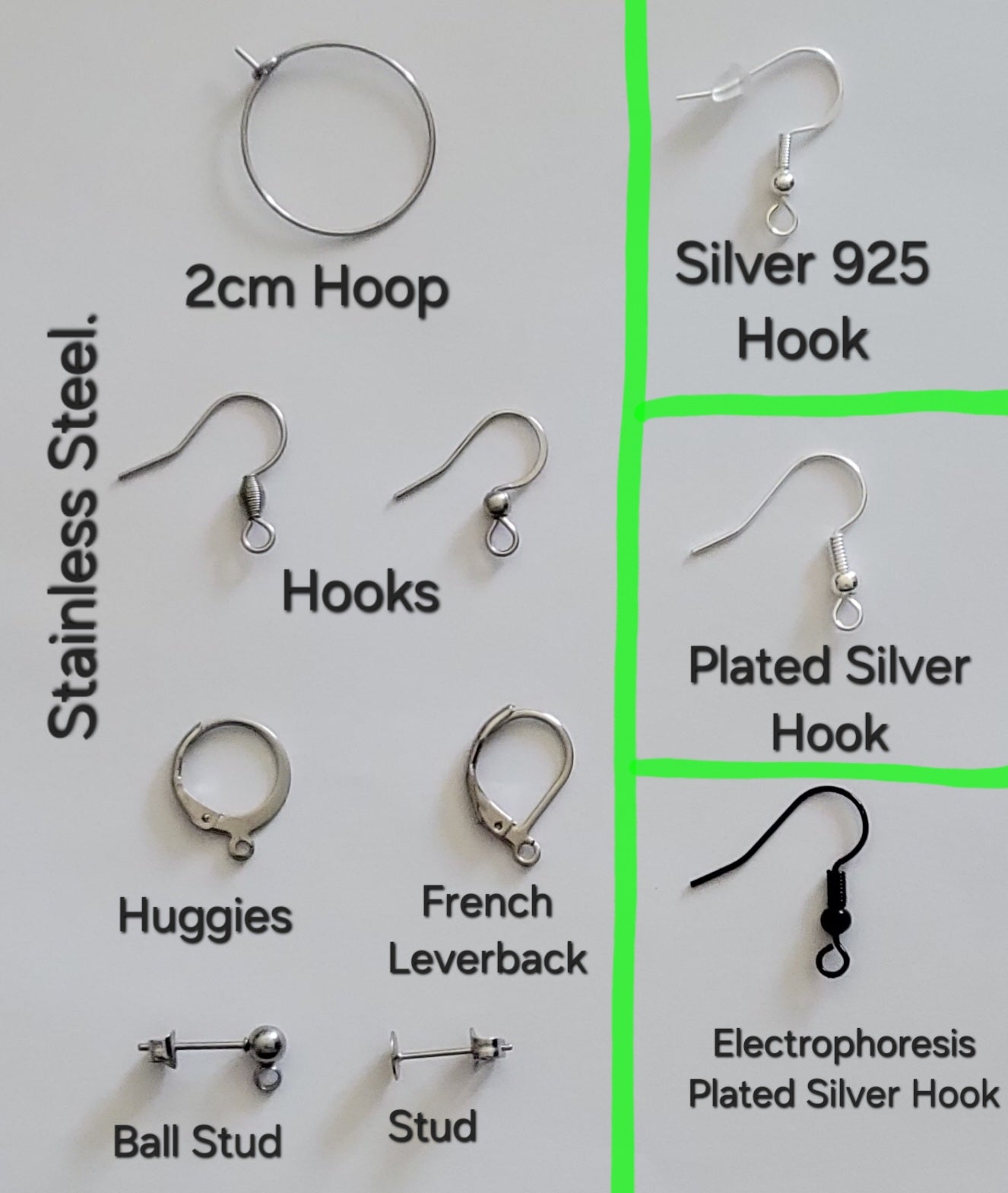 Green Reaper Earrings