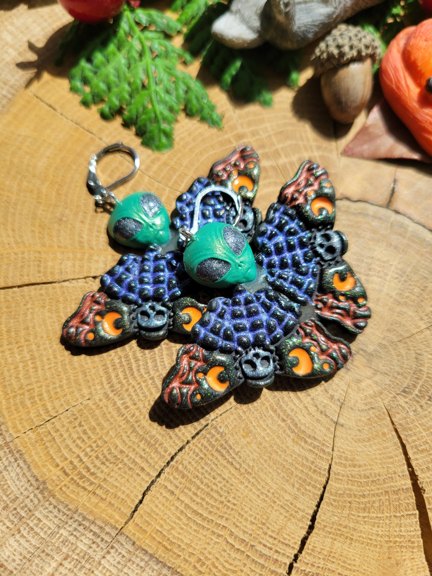 MothAlien Earrings
