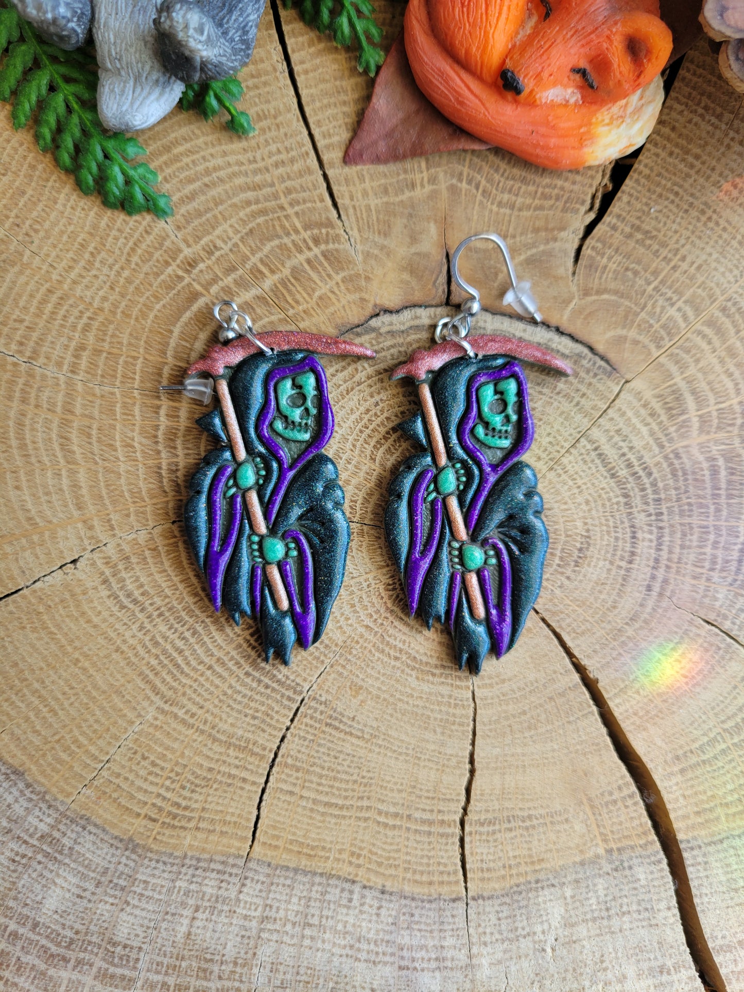 Black Reaper Earrings