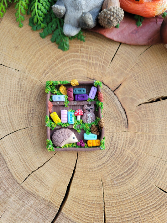 Cottagecore Bookshelf Necklace