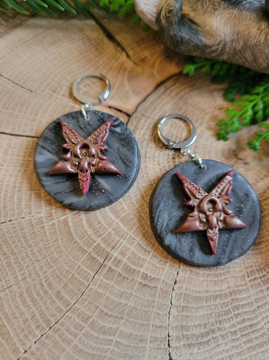 Baphomet Sigil Earrings