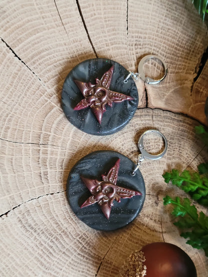 Baphomet Sigil Earrings