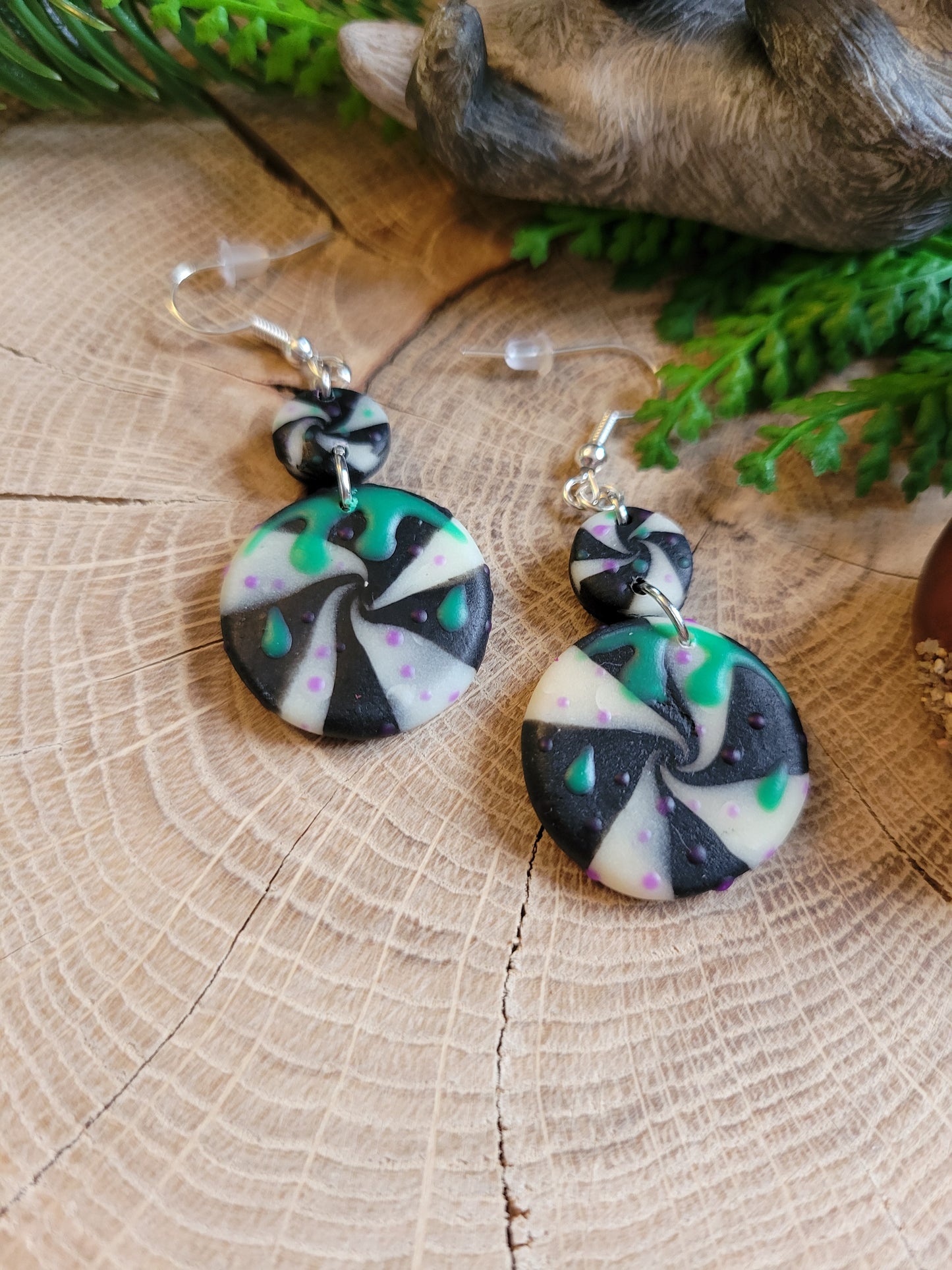 Swirly Juice Earrings