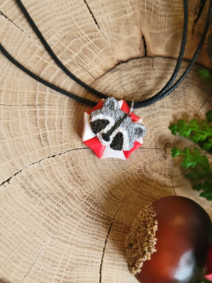 City Raccoon Necklace