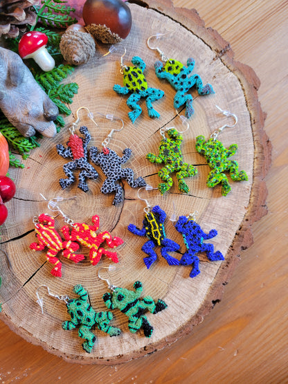 Exotic Frog Earrings