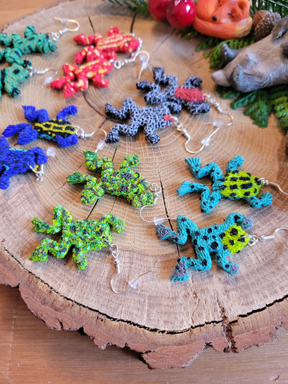 Exotic Frog Earrings