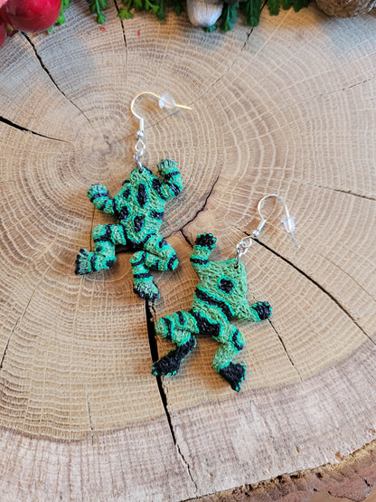 Exotic Frog Earrings