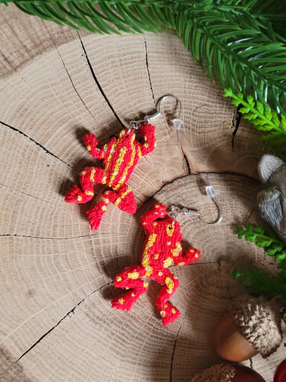Exotic Frog Earrings