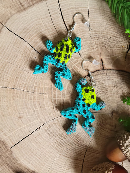 Exotic Frog Earrings