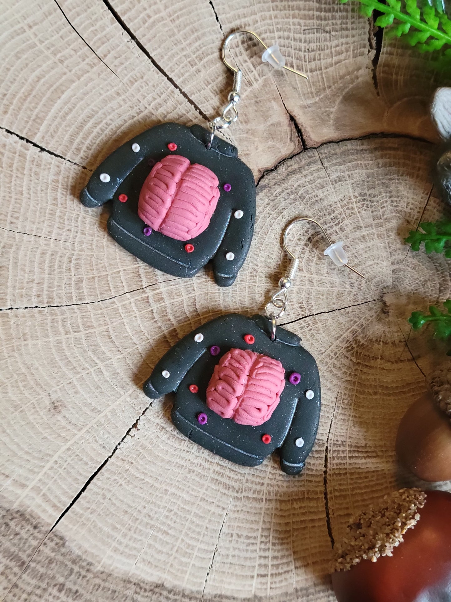 Ugly Halloween Jumper Earrings