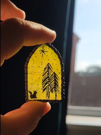 Translucent Fox Earrings