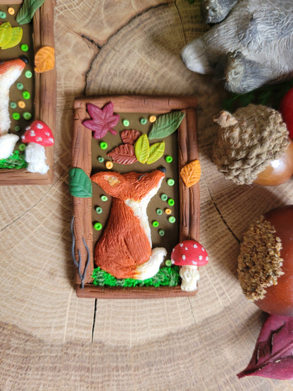 Sunbathing Fox Necklace