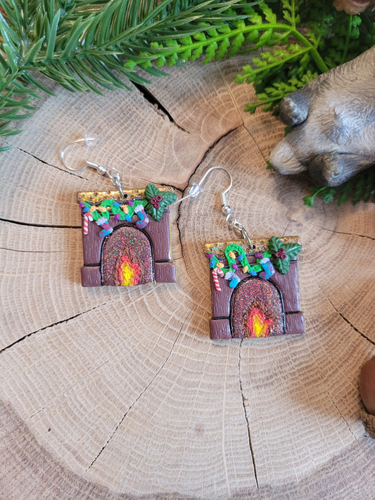 Fireplace Earrings
