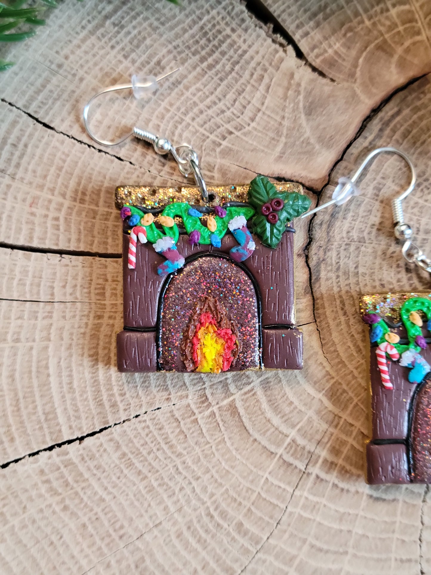 Fireplace Earrings