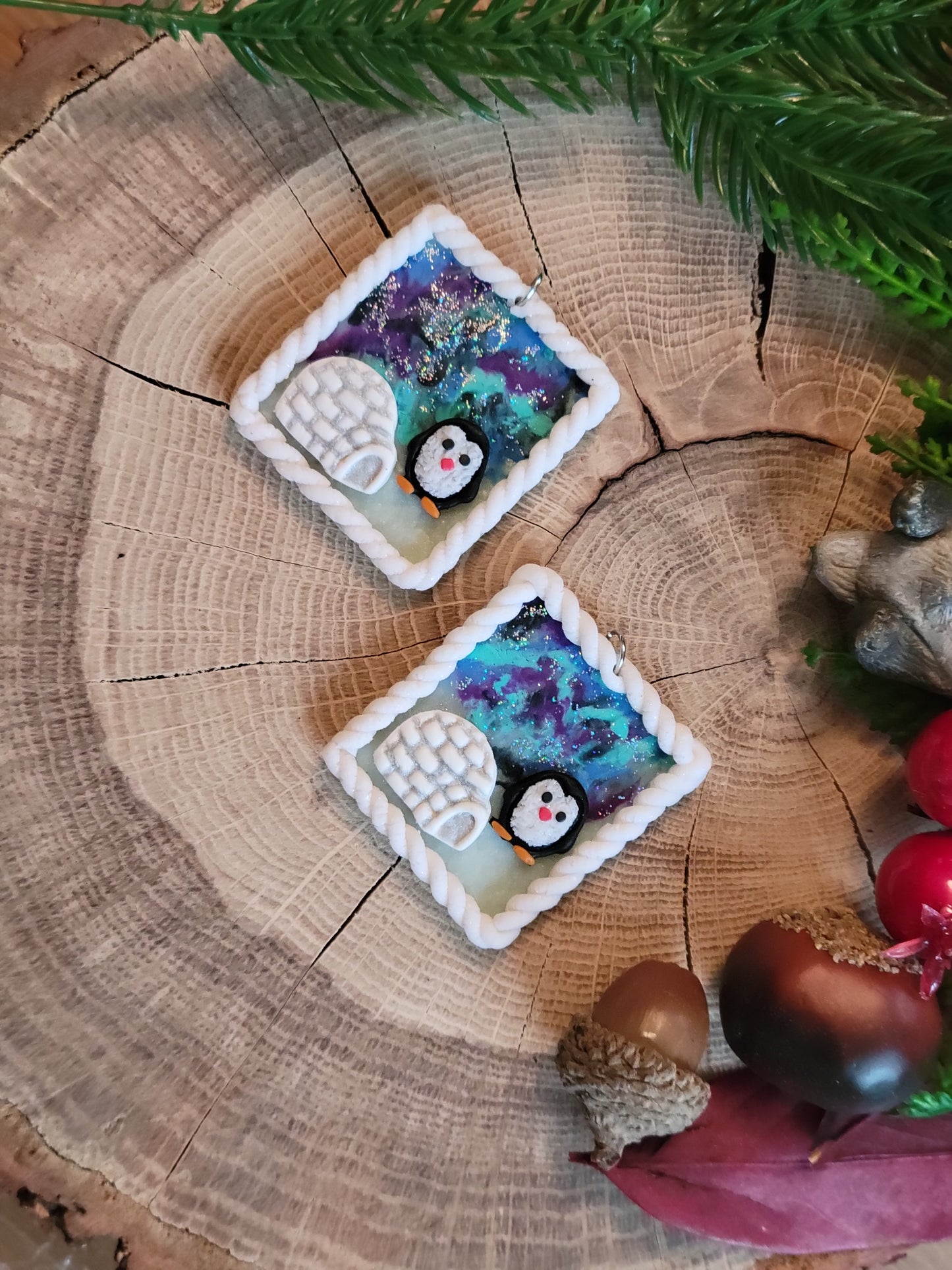 Penguin Frozen Landscape Necklace