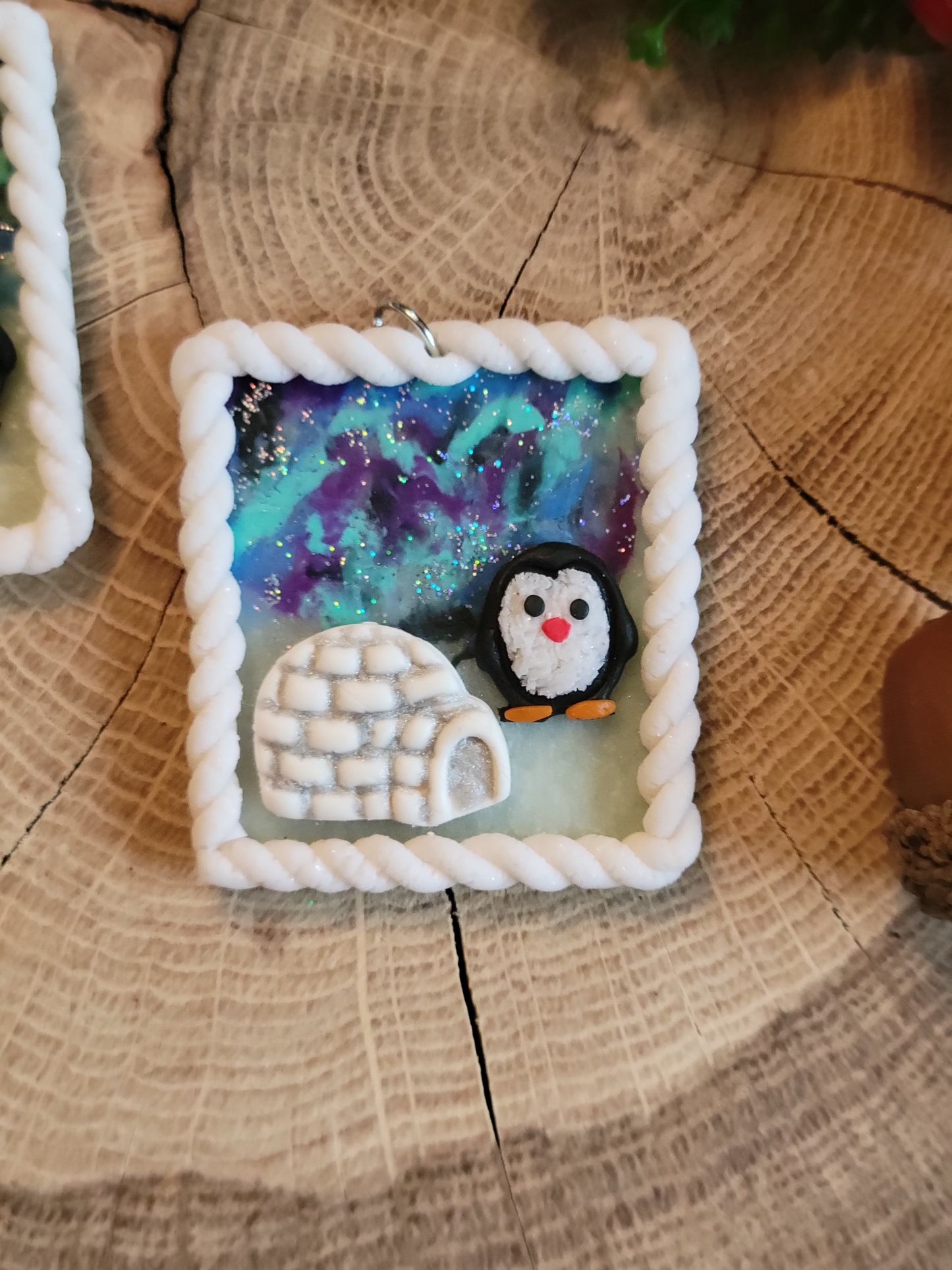 Penguin Frozen Landscape Necklace