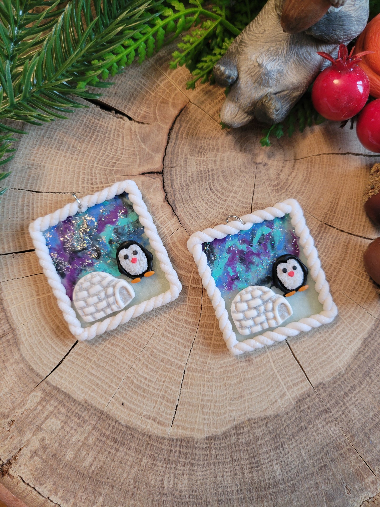Penguin Frozen Landscape Necklace