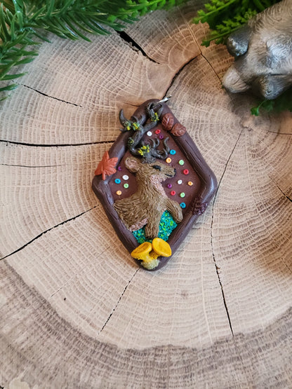 Seasonal Deer Necklaces