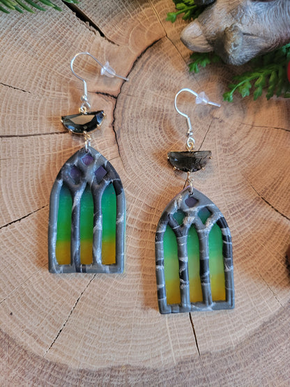 Gothic Window Earrings