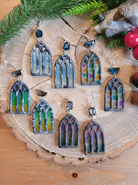 Gothic Window Earrings