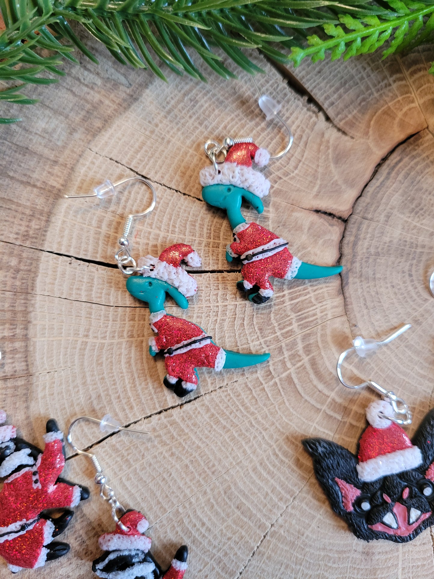 Santa Earrings