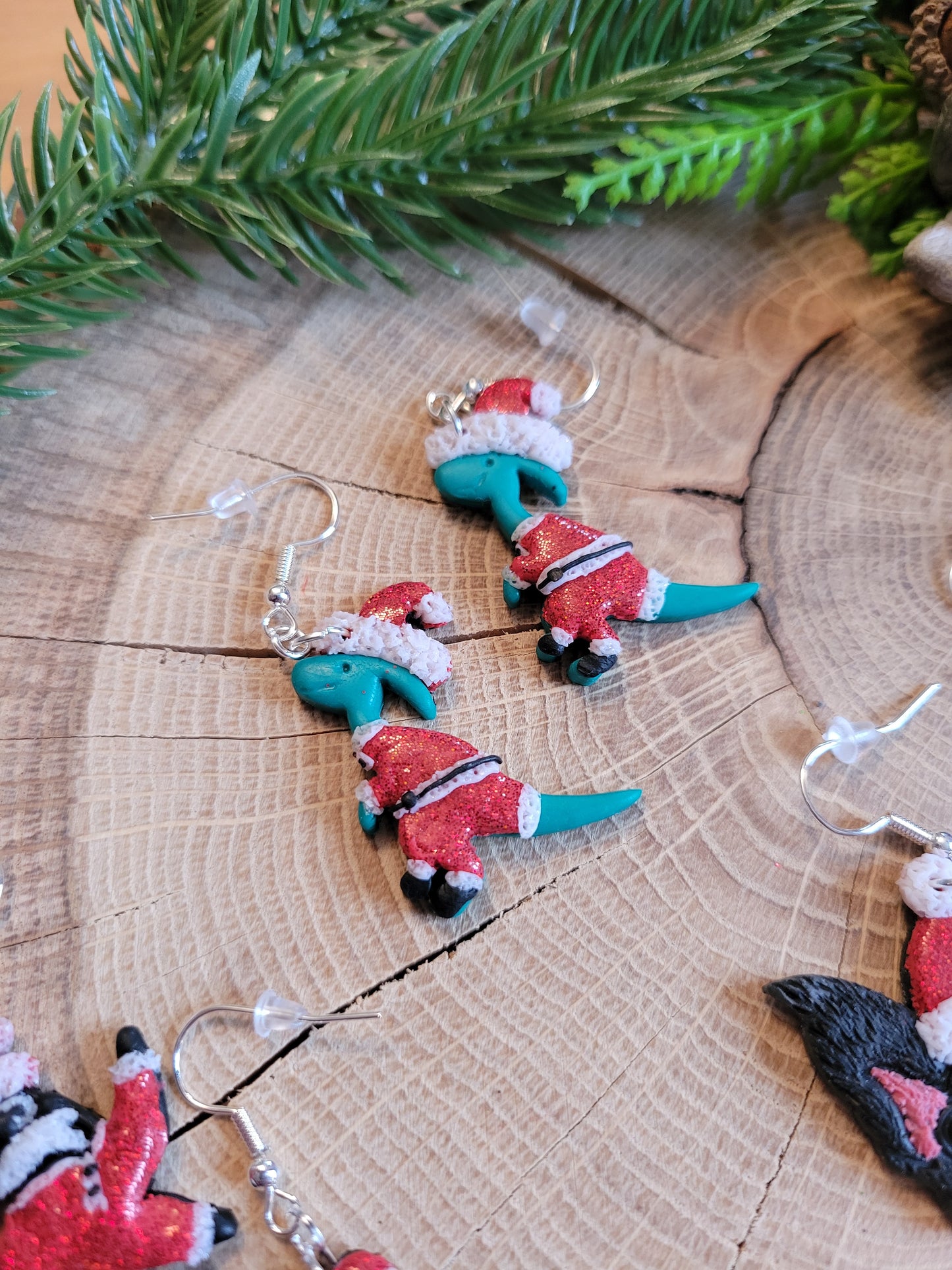 Santa Earrings