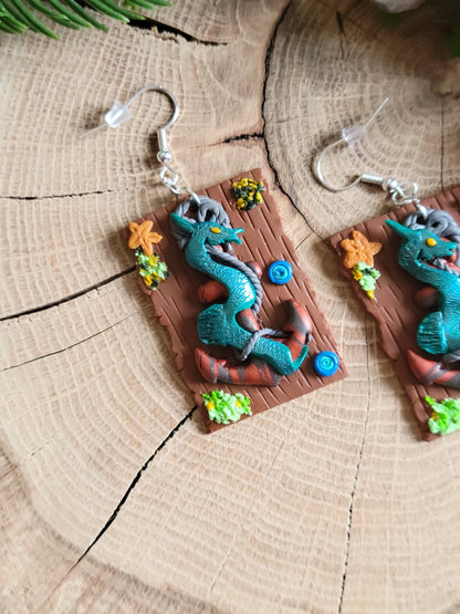 Sea Serpent Earrings