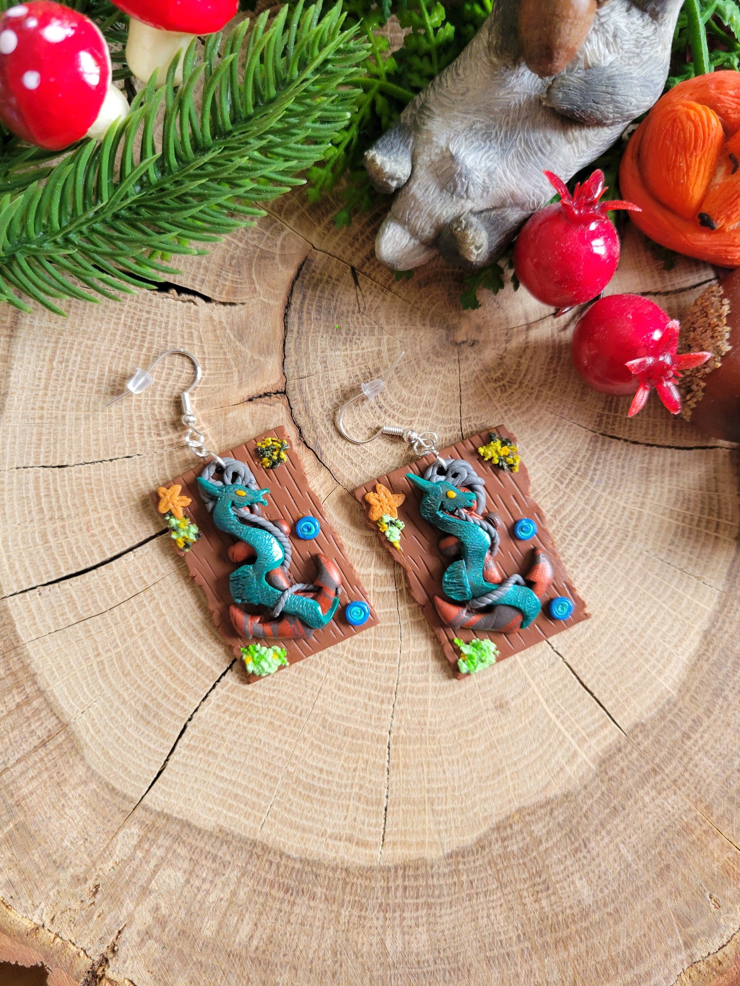 Sea Serpent Earrings