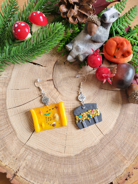 Mismatched Treasure Earrings