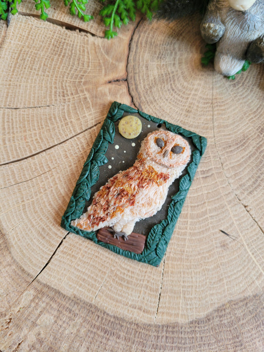Barn Owl Necklace