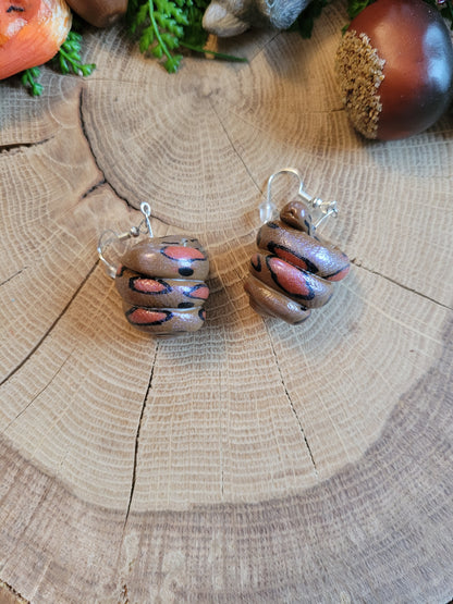 Rainbow Boa Earrings