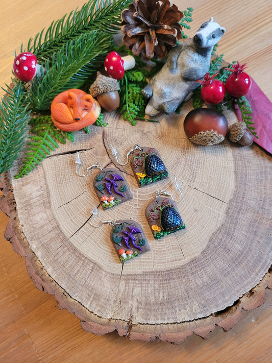 Mismatched Dragon Earrings