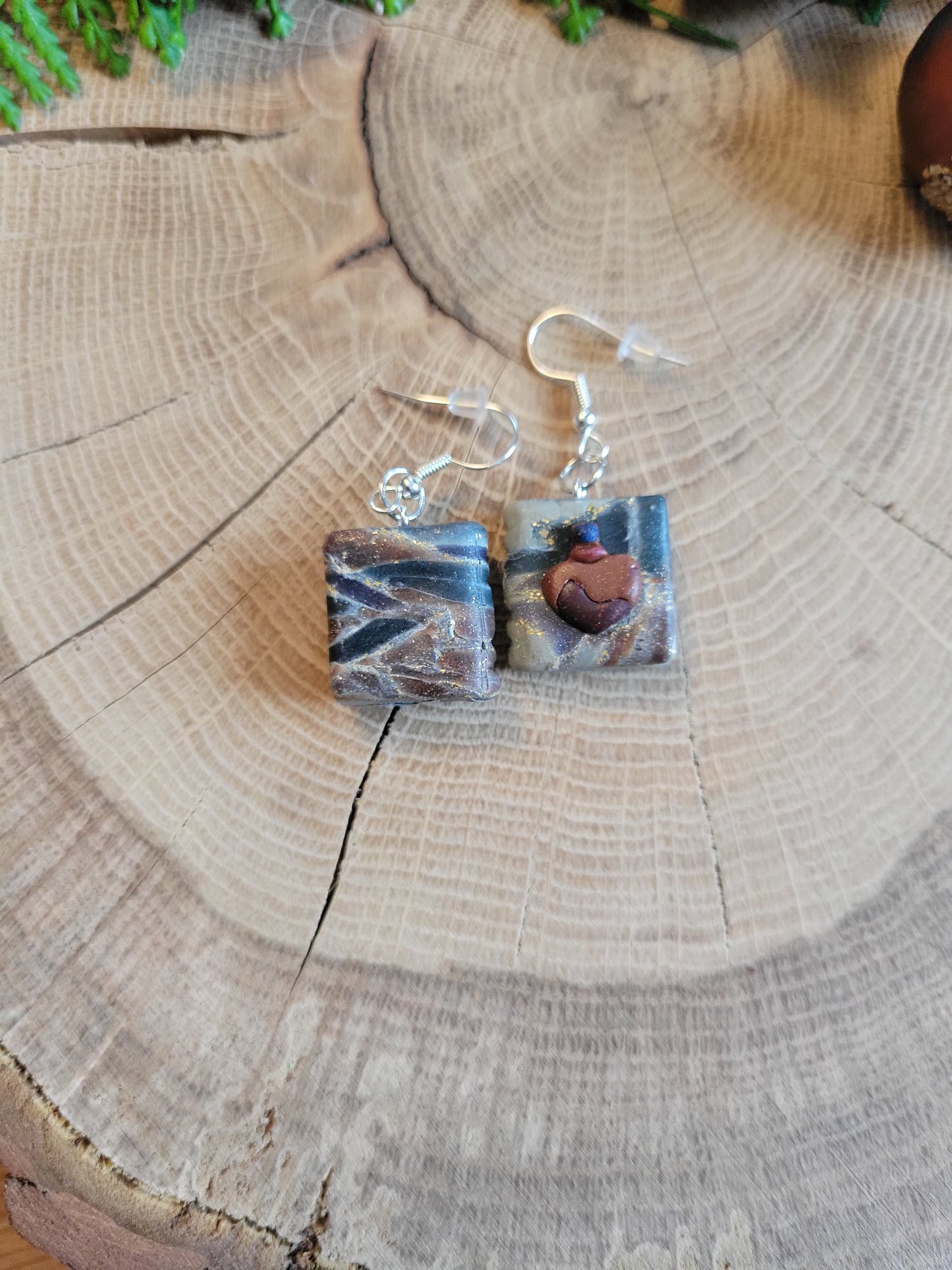 Love Potion Book Earrings
