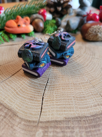 Dragon Boockstack Earrings