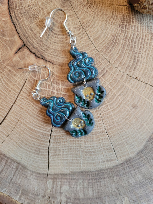 Witch's Cauldron Earrings