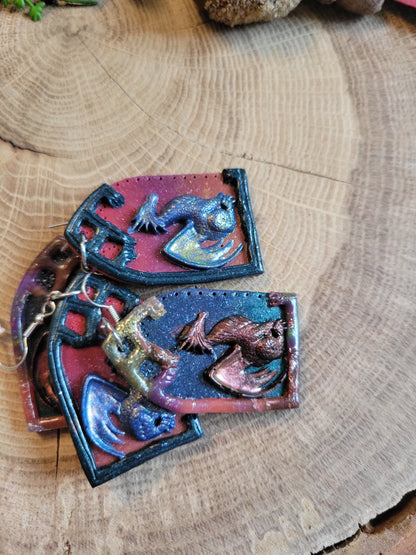 Mismatched Dreamy Dragon Earrings