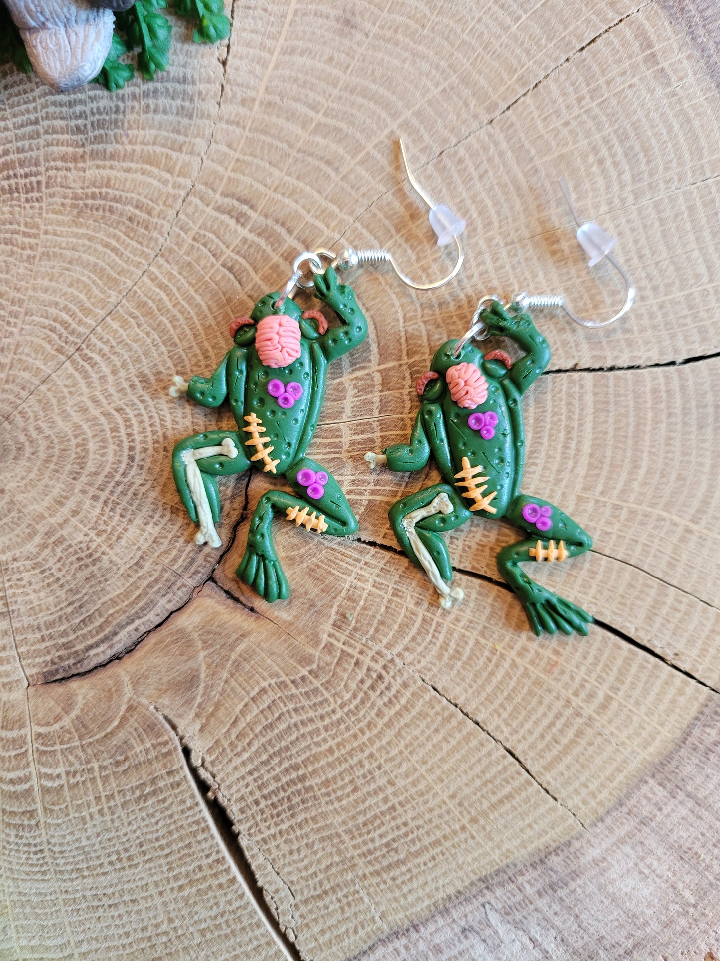 Spooky Frog Earrings