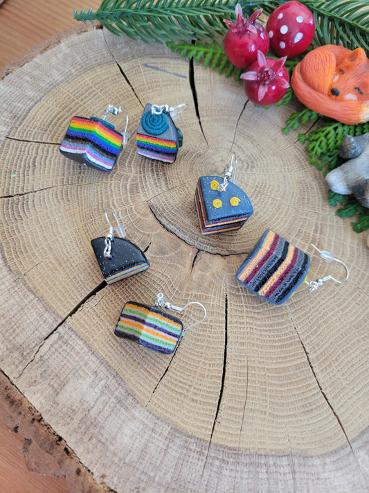Fun Layered Cake Earrings