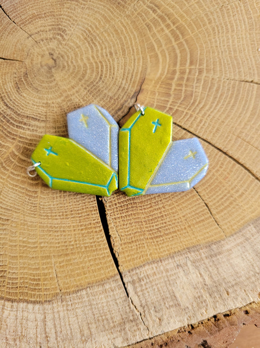 Coffin Heart Earrings
