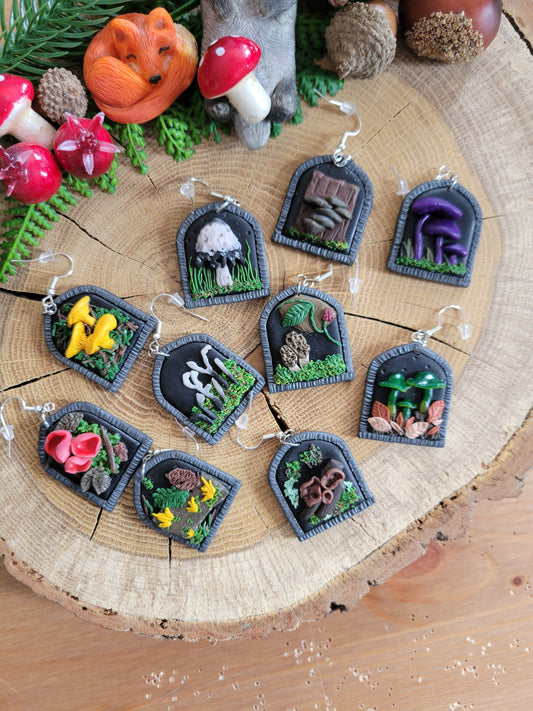 Mushroom Earrings