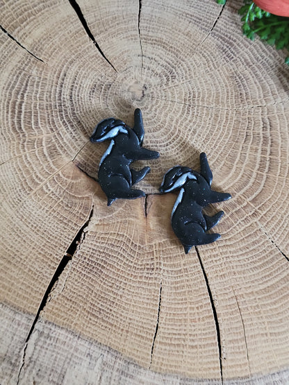 Skeleton Badgie Earrings