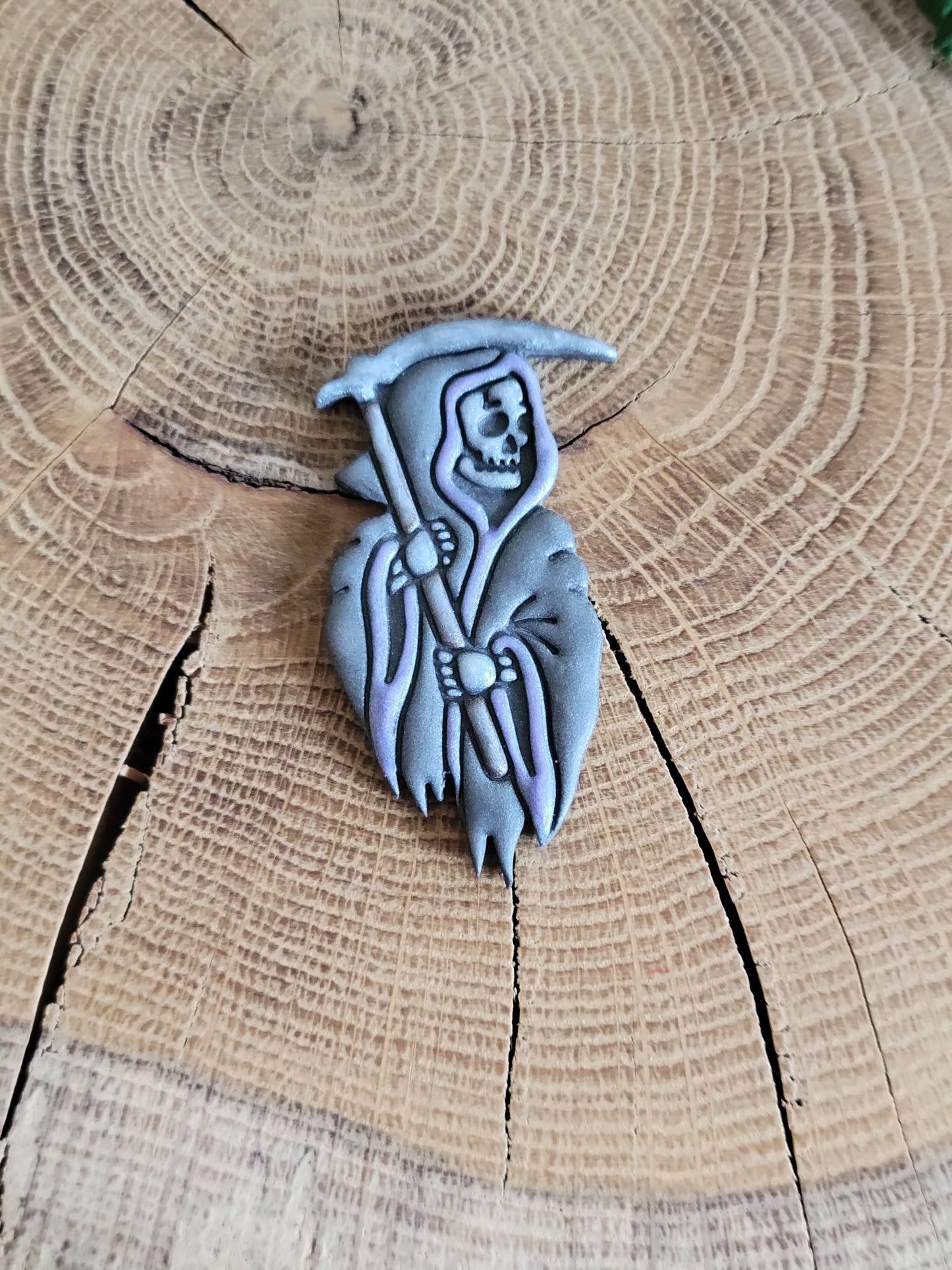 Grim Reaper "Glow Orange" Earrings