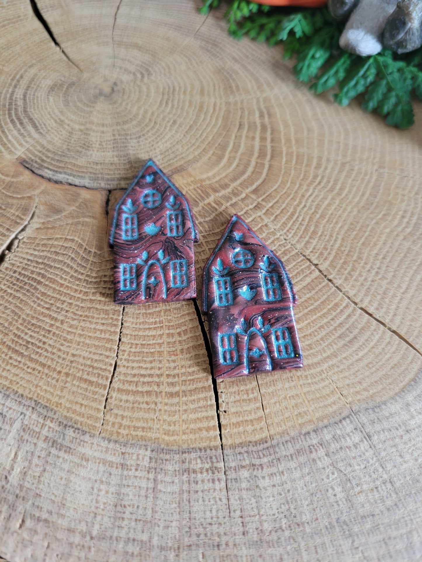 Haunted House Earrings