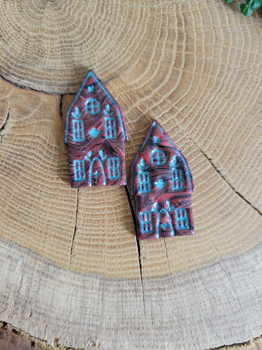 Haunted House Earrings